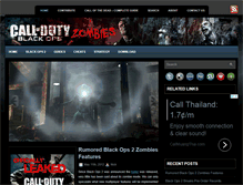 Tablet Screenshot of callofdutyblackopszombies.net